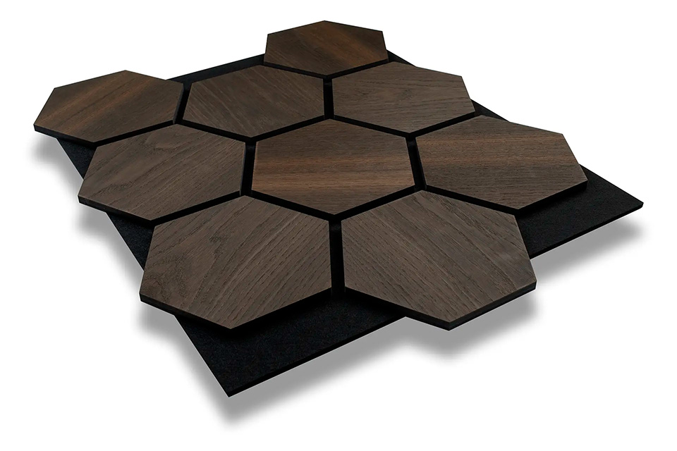 Linea Smoked Oak akustisk træpanel