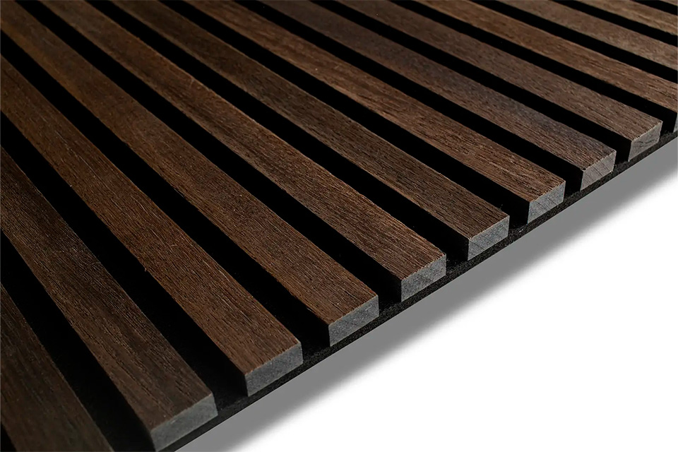 Linea Smoked Oak Black felt træpaneler